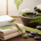 Set Guasha Jade pour Visage