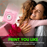 PeriPage A6 Mini Portable Thermal Printer Photo Pocket Label Sticker Printer Color Paper Roll 58mm Wireless Picture Print Maker