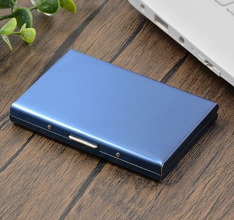 Portefeuille porte-cartes en aluminium anti-vol
