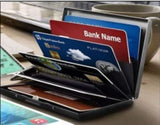 Portefeuille porte-cartes en aluminium anti-vol
