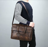 Superbe Sac En Cuir Messager