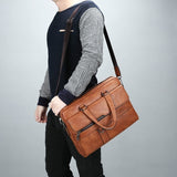 Superbe Sac En Cuir Messager